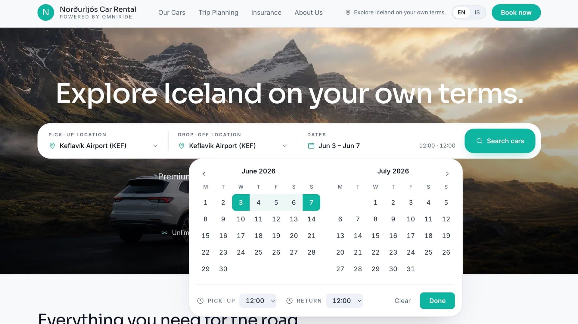 Omniride — Car rental