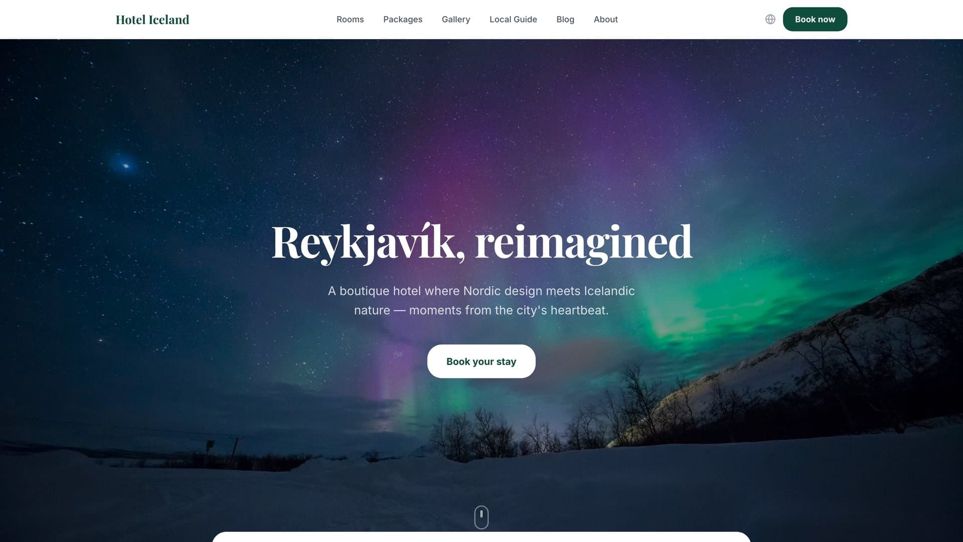 Omnistay: a hotel dashboard with today's arrivals and departures, new bookings, and 30-day revenue